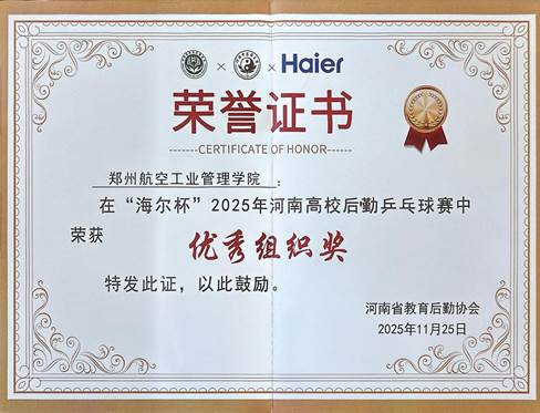 海尔杯优秀组织奖